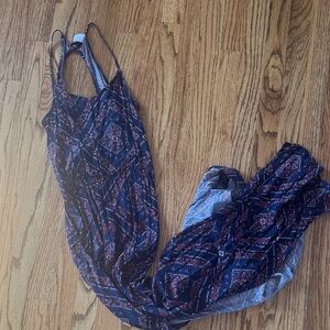 Paisley Patterned Maxi Dress